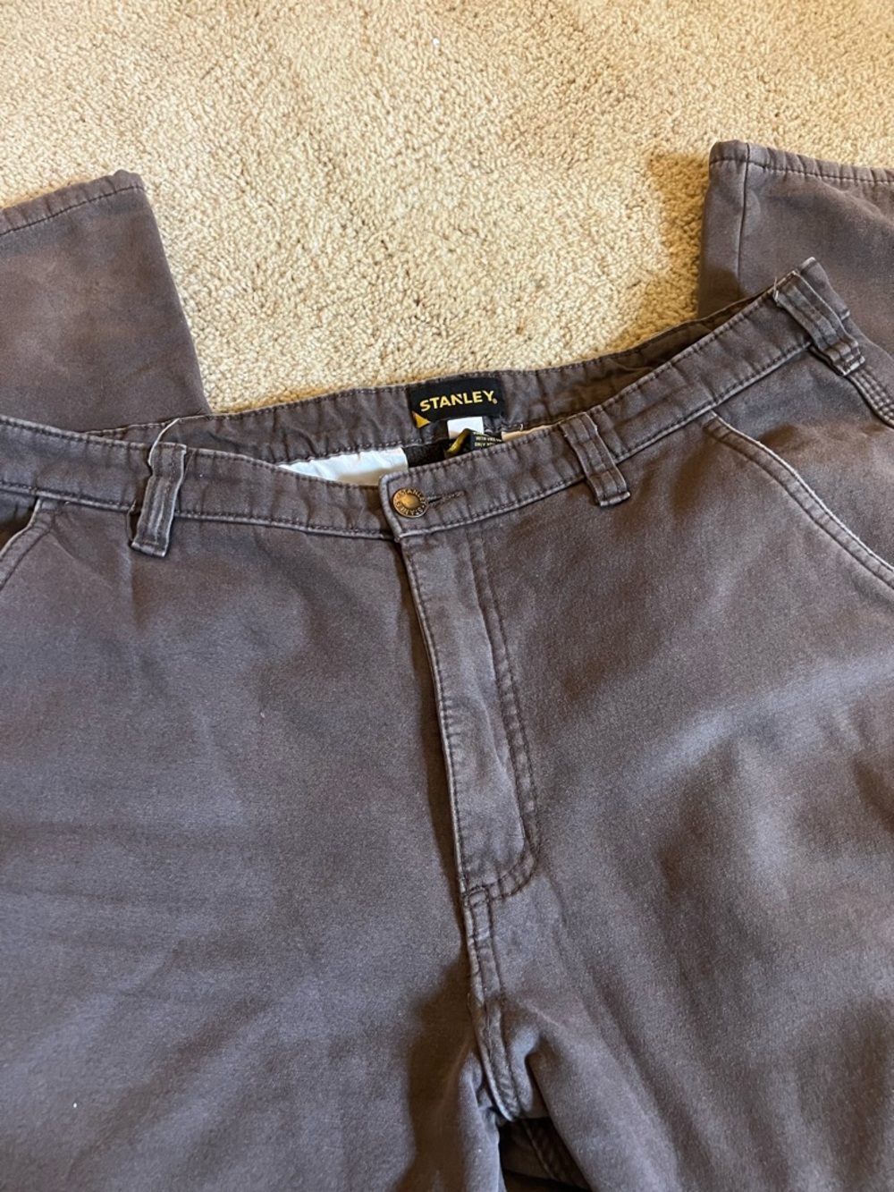 Stanley Dark Brown Work Pants